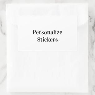 4.5 x 2.7 inch rectangular sticker