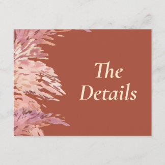 4.5 x 5.5 Wedding Details Insert