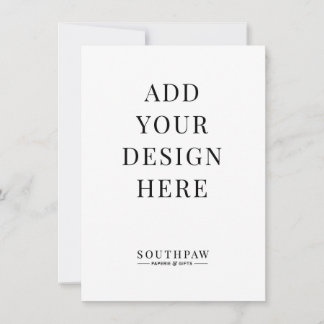 4.5x6.25" Rehearsal Dinner Cards Custom Print