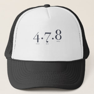 4 7 8 Breathing Technique Meditation Trucker Hat