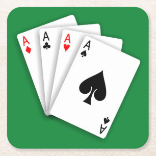 4 Aces Coaster Set