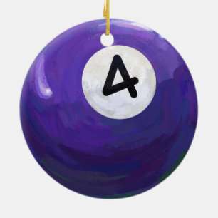 4 Ball Ceramic Tree Decoration