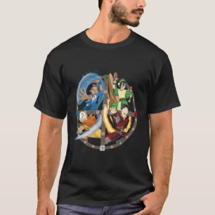 4 Benders Into 4 Quadrants Of A Circle T-Shirt