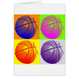 4 Colours Pop Art Basketball