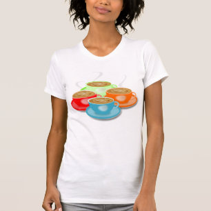 4 Cups of Coffee Womens T-Shirt