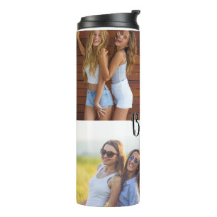 4 Custom Photo Besties Best Friends Thermal Tumbler