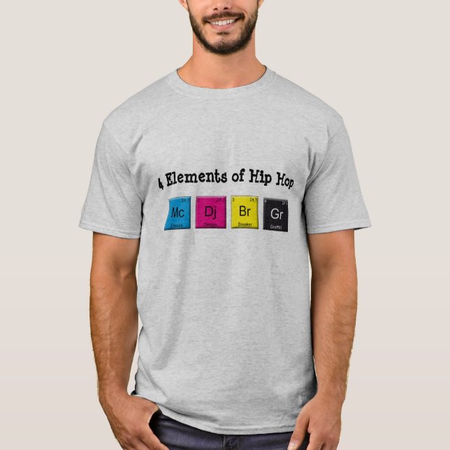 4 Elements of Hip Hop T-Shirt (Front)