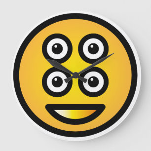 4 EYES ICON BY MASANSER PIXELAT LARGE CLOCK