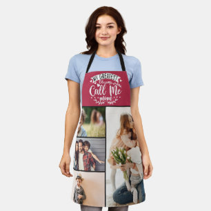 4 family photo collage mum keepsake mothers day apron