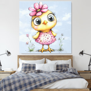 #4 Fantasy Chick Canvas Print