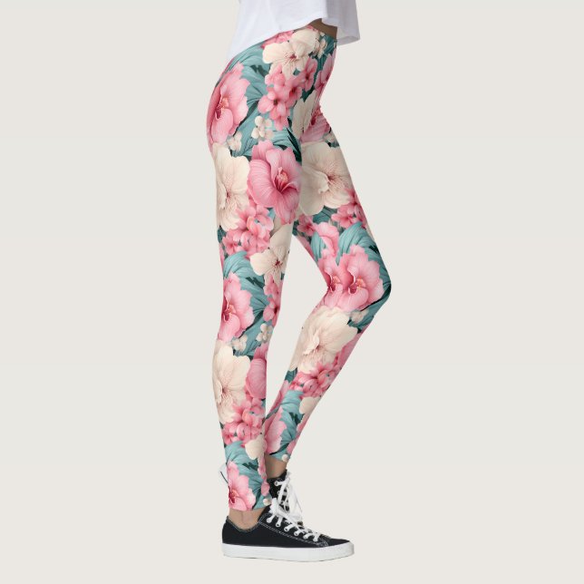 #4 Floral Pattern Leggings (Right)