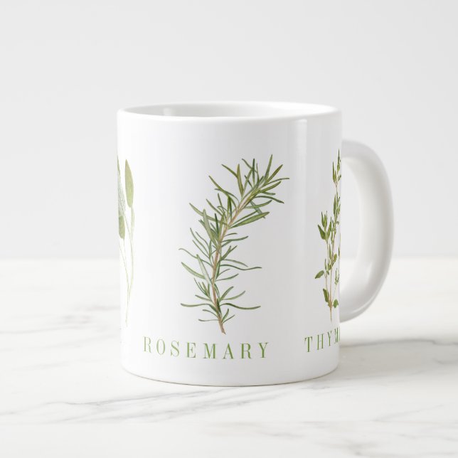 4 FRESH HERBS Big Mug (Front Right)