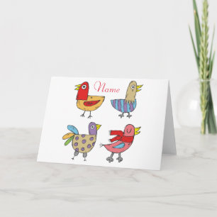 4 Funny Birds Thunder_Cove Card