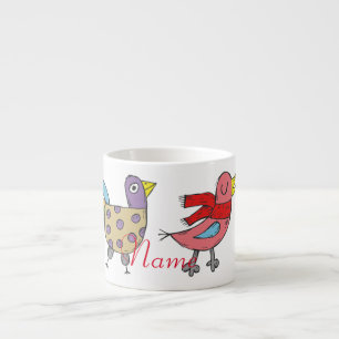 4 Funny Birds Thunder_Cove Espresso Cup