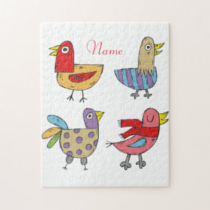 4 Funny Birds Thunder_Cove  Jigsaw Puzzle