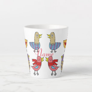 4 Funny Birds Thunder_Cove Latte Mug