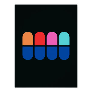 '4 Ghosts' - Mimalist Design - Nerdy Gifts Poster