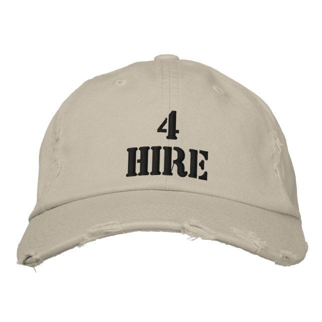 4 hire embroidered hat (Front)