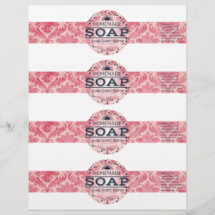 4- Homemade Vintage Style Soap Wraps