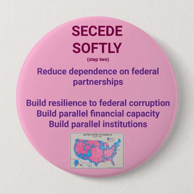 4 inch round Button (Front)