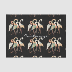 4 Japanese Cranes Thunder_Cove Tissue Paper