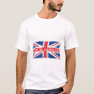 4 July British Funny Brit Outcast Living In The Us T-Shirt