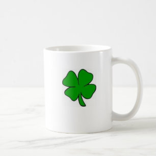 4 leaf clover coffee mug