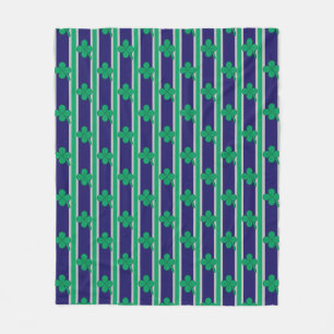 4 Leaf Clover Fleece Blanket