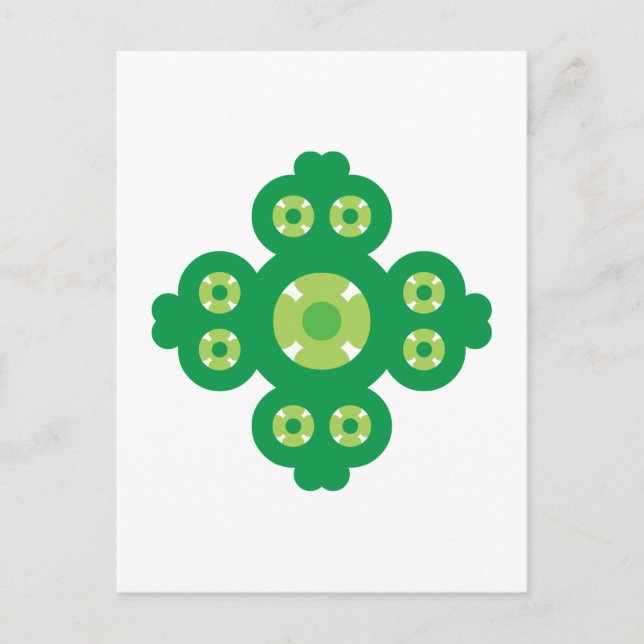 4 Leaf Clover Postcard (Front)