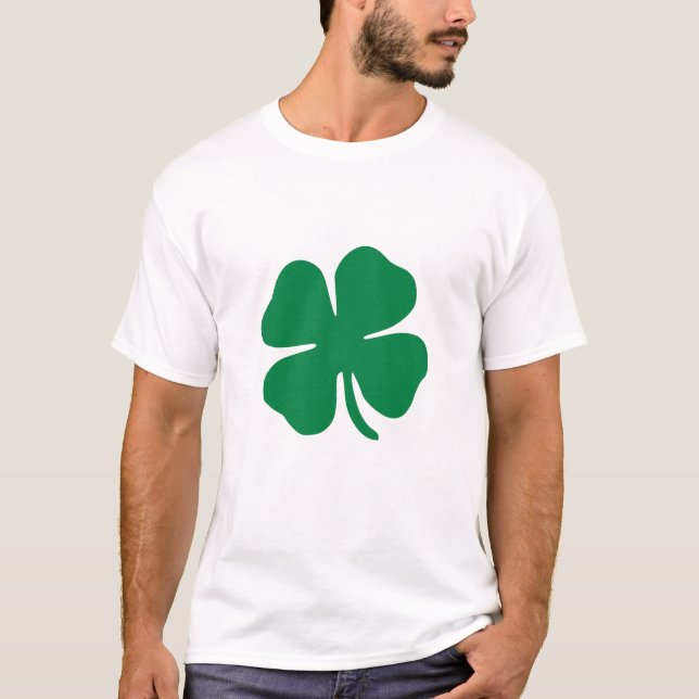 4 LEAF CLOVER SHAMROCK 4 CUSTOMIZABLE T-Shirt (Front)