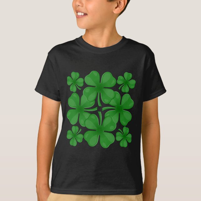 4 leaf clover T-Shirt (Front)