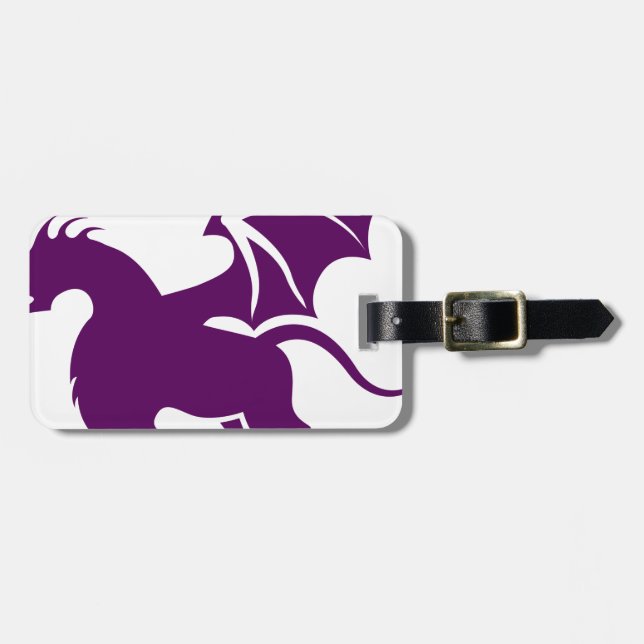 4 legged dragon luggage tag (Front Horizontal)