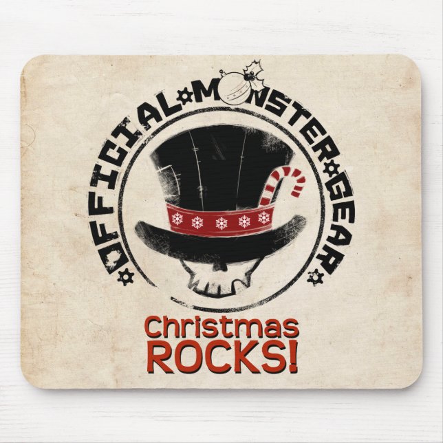 4 Little Monsters - Andy Holiday Mouse Pad (Front)