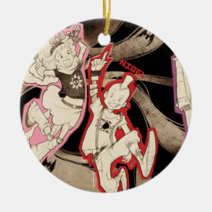 4 Little Monsters - Group Ceramic Ornament