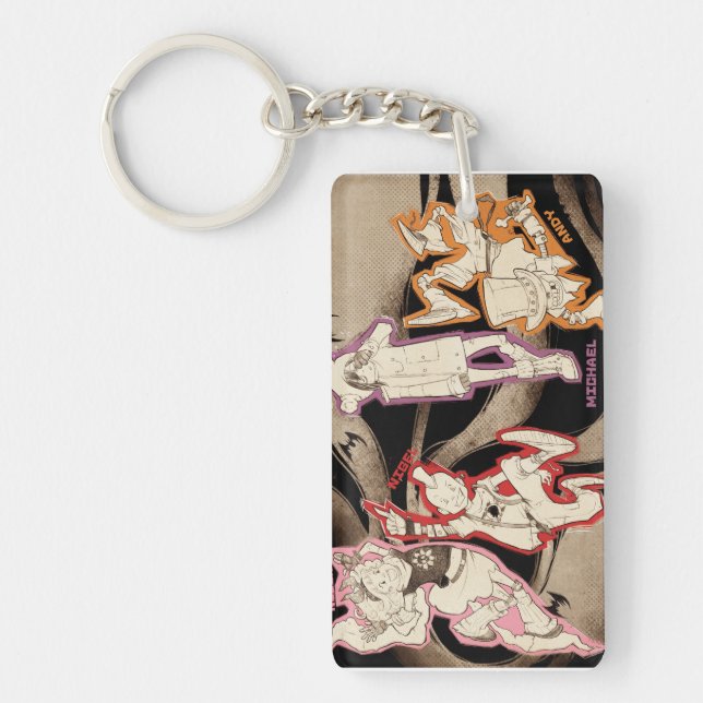 4 Little Monsters - Group Key Ring (Front)