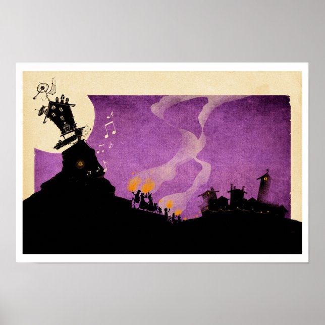 4 Little Monsters - Halloween Night Poster (Front)