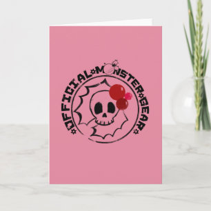 4 Little Monsters - Nessa Holiday Logo Card