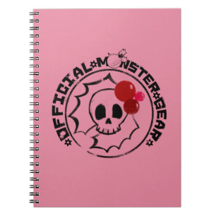 4 Little Monsters - Nessa Holiday Logo Notebook