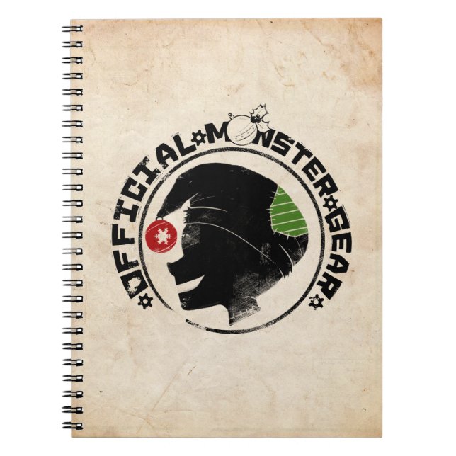 4 Little Monsters - Nigel Holiday Logo 2 Notebook (Front)