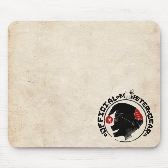 4 Little Monsters - Nigel Holiday Logo Mouse Pad (Front)