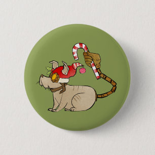 4 Little Monsters - Tesla Holiday Logo 6 Cm Round Badge