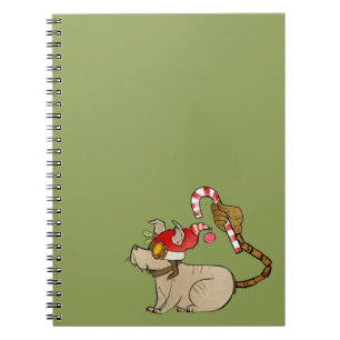 4 Little Monsters - Tesla Holiday Logo Notebook