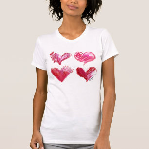 4 Love Hearts Tee Shirt