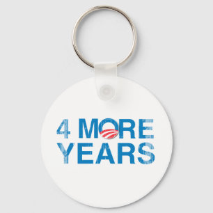 4-MORE-YEARS-OF-OBAMA Vintage.png Key Ring