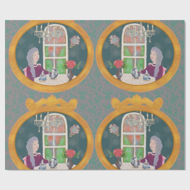 4 O’Clock in LALATOWN Wrapping Paper 2 (Flat)