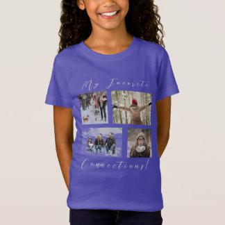 4-Panel Photo Template My Favourite Connections T-Shirt