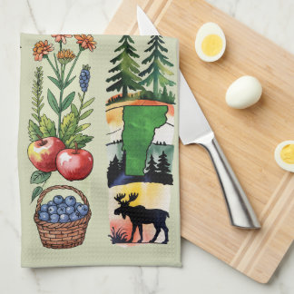 4-Panel Vermont Outdoors  Tea Towel