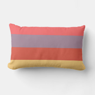 4 pastel colours lumbar cushion