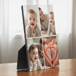 4 Photo Collage Cute Baby Picture Instagram Plaque<br><div class="desc">Capture your baby’s cutest moments with this Baby 4-Photo Collage Instagram-Style Plaque, designed to showcase four special photos in a clean, social-inspired grid layout. Perfect for nurseries, desks, or gifting to grandparents, this personalised plaque brings charm and modern style to any space. Add your baby’s name, birthdate, or a sweet...</div>
