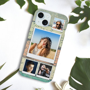 4 Photo Collage iPhone 15 Case